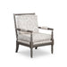 Silverthorne Spindle Chair Weathered Gray Paisley Taupe